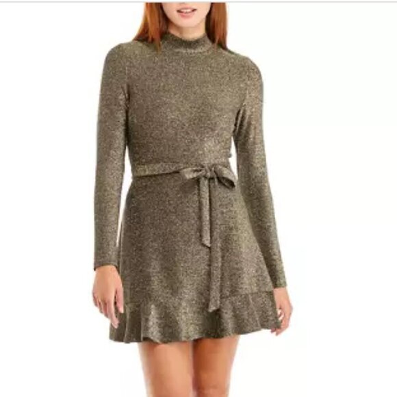 Speechless Dresses & Skirts - [5x$20] NEW Metallic Golden Dress - Size XL Misses